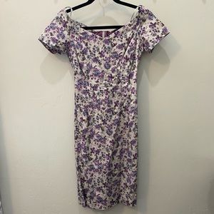 Zara | Stunning Floral Sheath Dress | Size XS